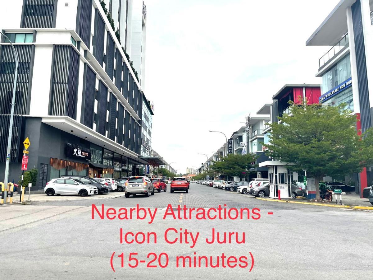 Cozy Murni 14Th Entire 3 Bedroom House At Alma Bkt Mertajam Bukit Mertajam Exteriör bild